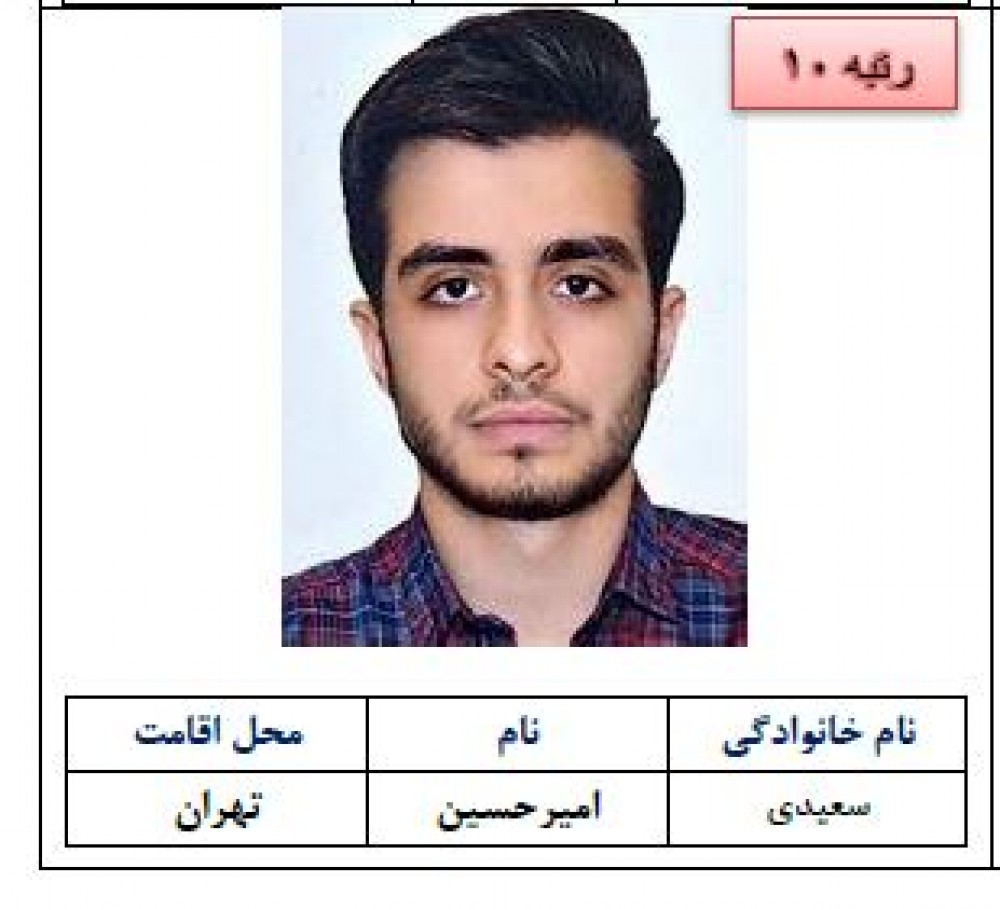 میرحسین سعیدی در جمع نخبگان؛ رتبه دهم کنکور علوم انسانی ۱۴۰۴ از تهران